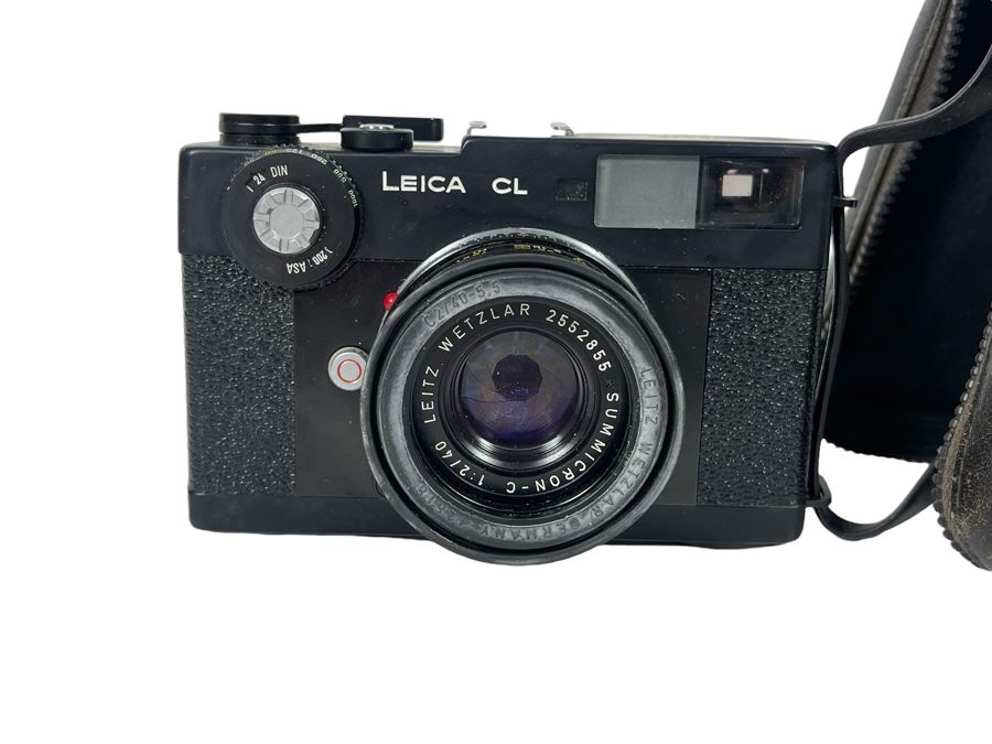 Vintage LEICA CL Film Camera With Original LEICA Leather Case