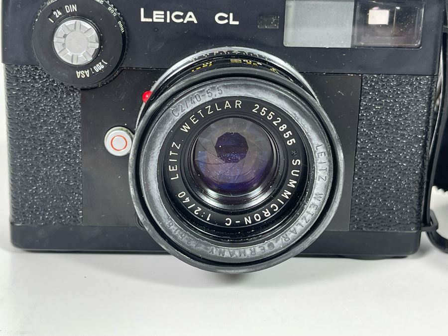 Vintage LEICA CL Film Camera With Original LEICA Leather Case