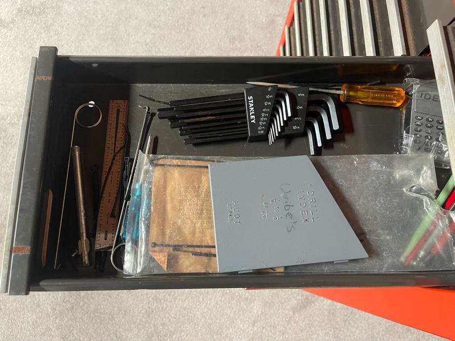 Vintage Sears Craftsman Rolling Toolbox With Various Tools - See Photos 27W X 18.5D X 39H [Photo 7]