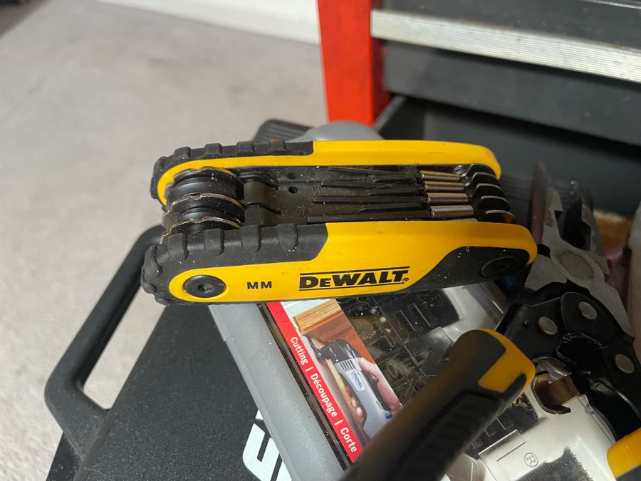 Vintage Sears Craftsman Rolling Toolbox With Various Tools - See Photos 27W X 18.5D X 39H [Photo 30]