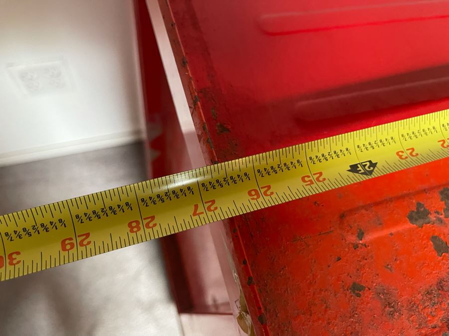 Vintage Sears Craftsman Rolling Toolbox With Various Tools - See Photos 27W X 18.5D X 39H [Photo 31]