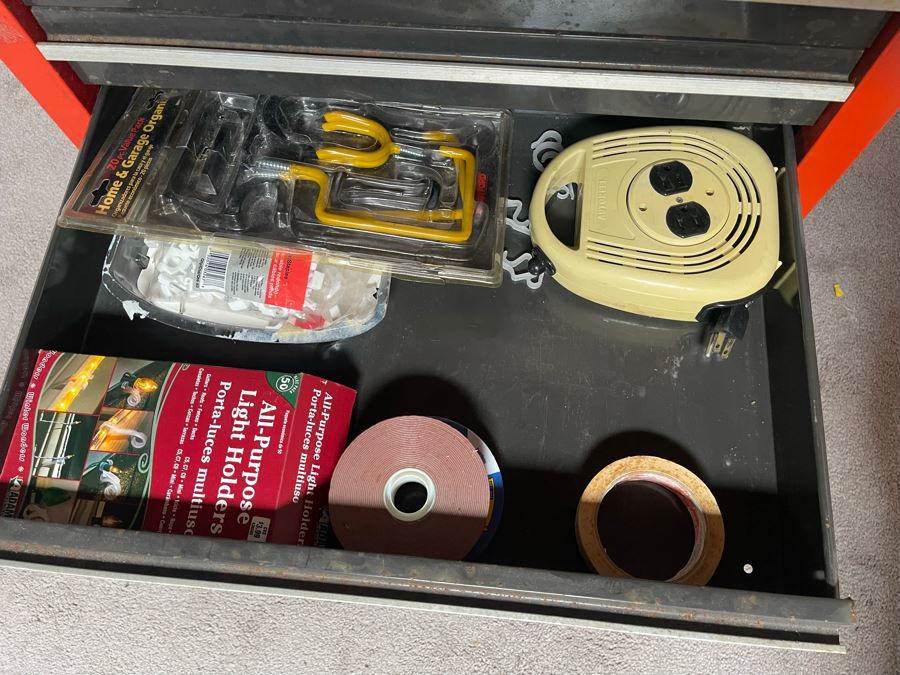 Vintage Sears Craftsman Rolling Toolbox With Various Tools - See Photos 27W X 18.5D X 39H [Photo 18]