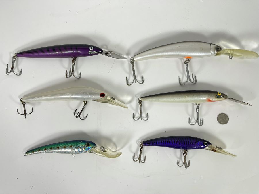 Six Saltwater Fishing Lures Some Rapala Finland - See Photos [Photo 3]