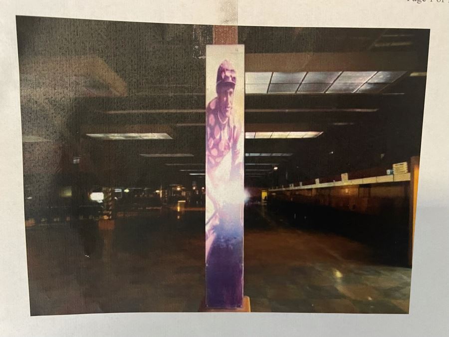 Historical Sign That Was Displayed In The Old Hollywood Park Thoroughbred Horse Race Course In Inglewood Los Angeles 15.5W X 9'H [Photo 8]