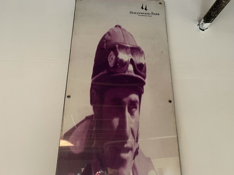 Historical Sign That Was Displayed In The Old Hollywood Park Thoroughbred Horse Race Course In Inglewood Los Angeles 15.5W X 9'H [Photo 4]