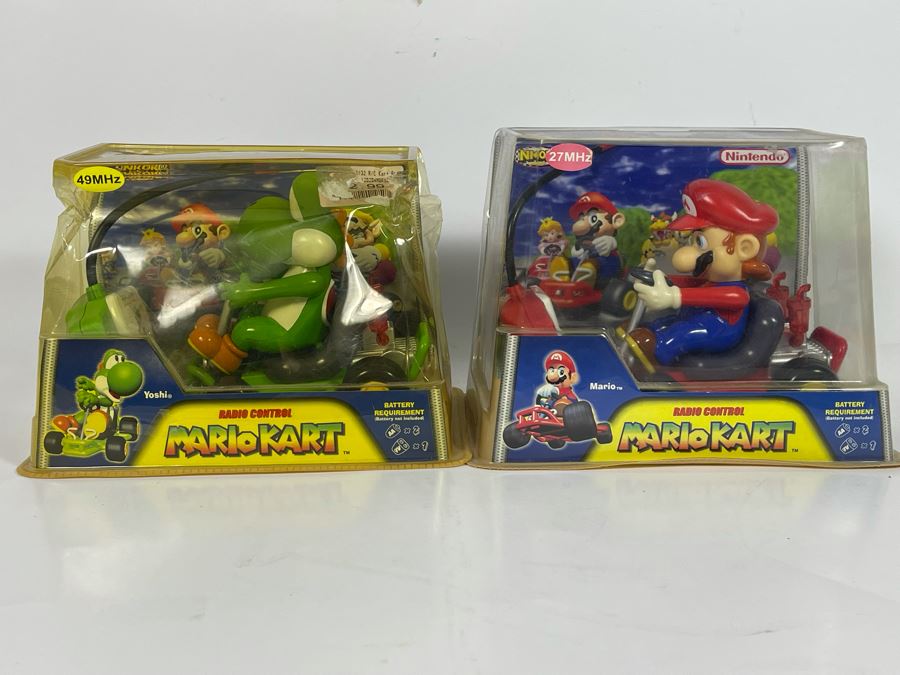 Pair Of Radio Control Nintendo Mario Karts [Photo 2]