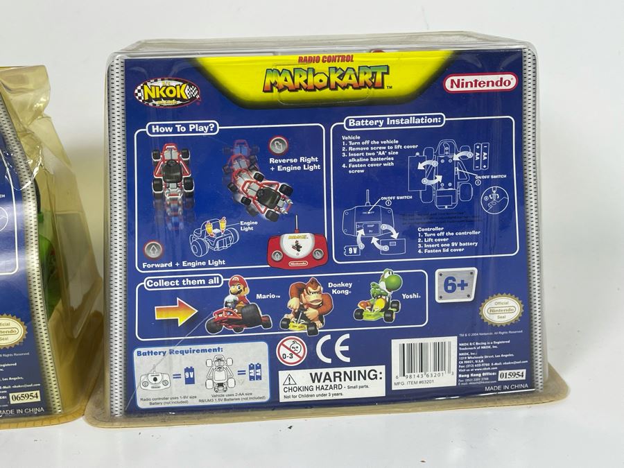 Pair Of Radio Control Nintendo Mario Karts [Photo 9]
