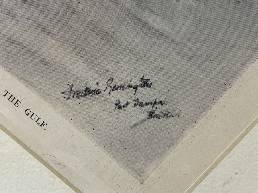 Vintage Frederick Remmington Print For Harpers 14 X 10 [Photo 9]