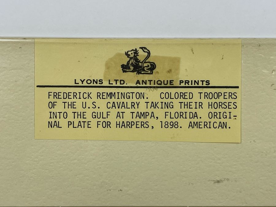 Vintage Frederick Remmington Print For Harpers 14 X 10 [Photo 10]