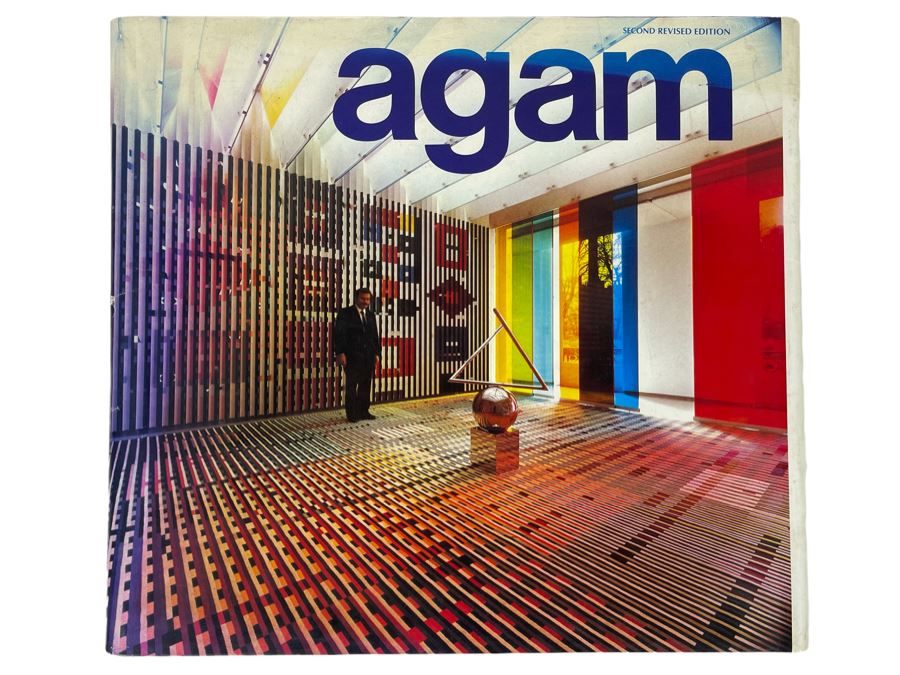 1983 Second Revised Edition Agam Artwork Book By Frank Popper [Photo 1]