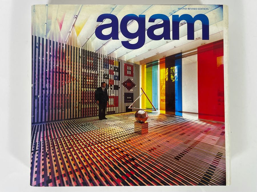 1983 Second Revised Edition Agam Artwork Book By Frank Popper [Photo 2]