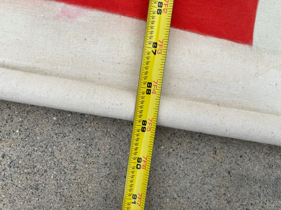 Original Large Jean Klafs Canvas Abstract Painting Unsigned 40W X 7’3”L [Photo 9]