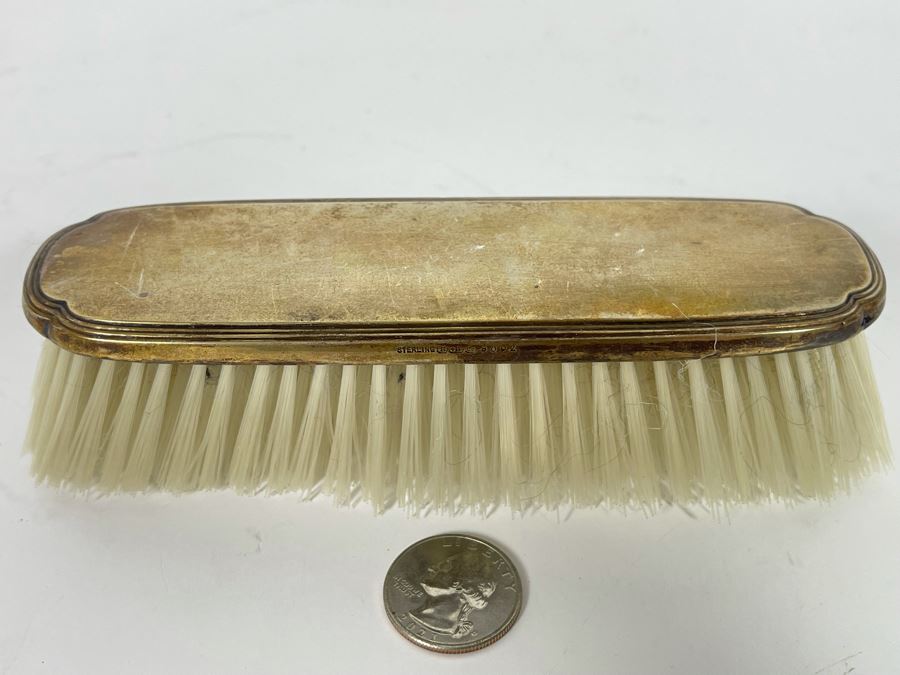 Vintage Sterling Silver Brush [Photo 2]