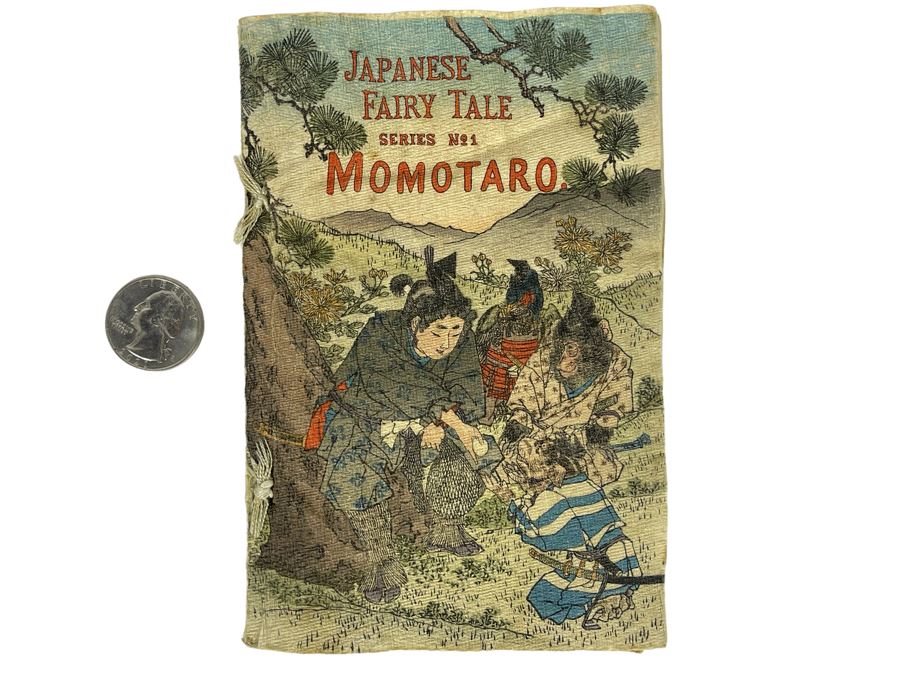 Vintage Japanese Fairy Tale Series No 1 Momotaro Book 4 X 6 [Photo 1]