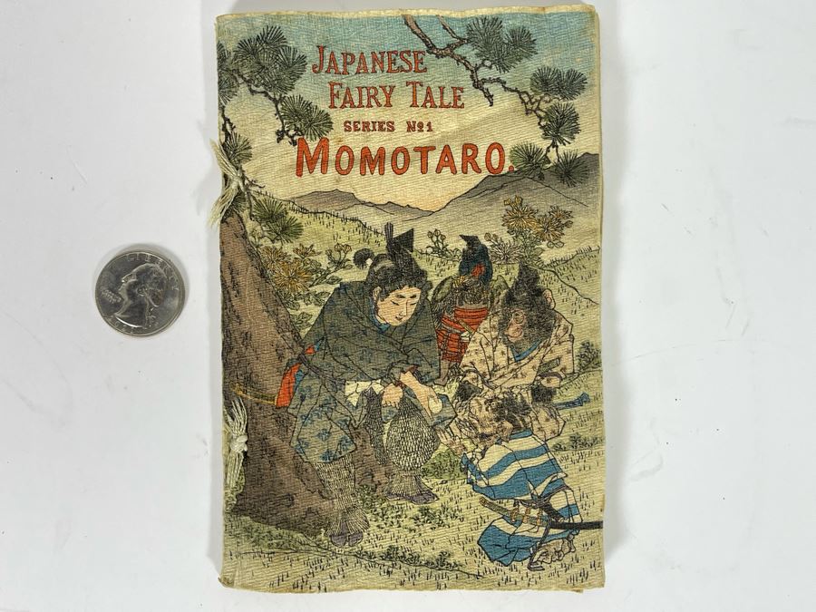 Vintage Japanese Fairy Tale Series No 1 Momotaro Book 4 X 6 [Photo 2]