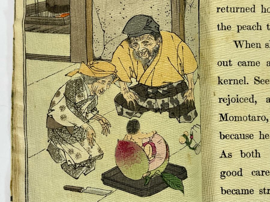 Vintage Japanese Fairy Tale Series No 1 Momotaro Book 4 X 6 [Photo 10]