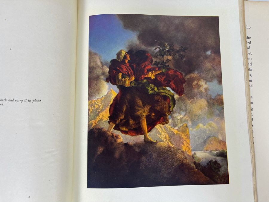 1909 Hardcover Book The Arabian Nights Illustrated By Mayfield Parrish [Photo 12]
