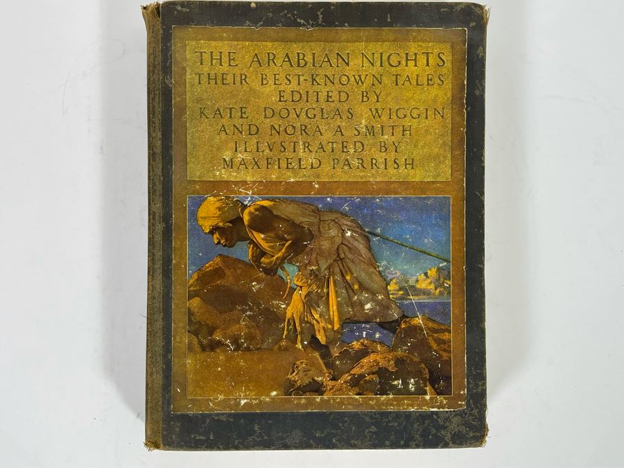 1909 Hardcover Book The Arabian Nights Illustrated By Mayfield Parrish [Photo 2]