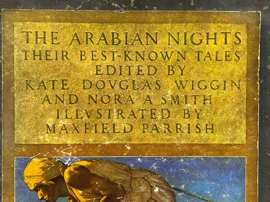 1909 Hardcover Book The Arabian Nights Illustrated By Mayfield Parrish [Photo 4]