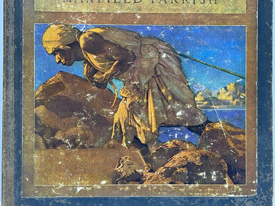 1909 Hardcover Book The Arabian Nights Illustrated By Mayfield Parrish [Photo 5]