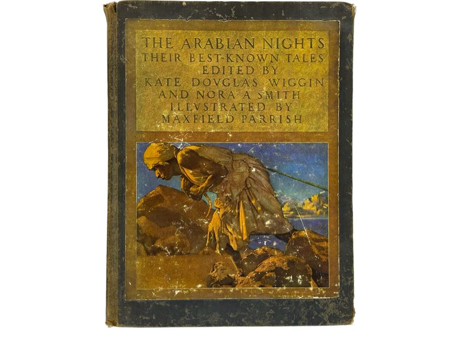 1909 Hardcover Book The Arabian Nights Illustrated By Mayfield Parrish