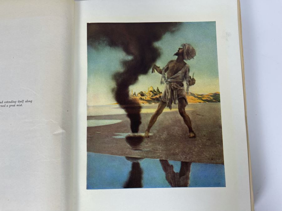 1909 Hardcover Book The Arabian Nights Illustrated By Mayfield Parrish [Photo 11]