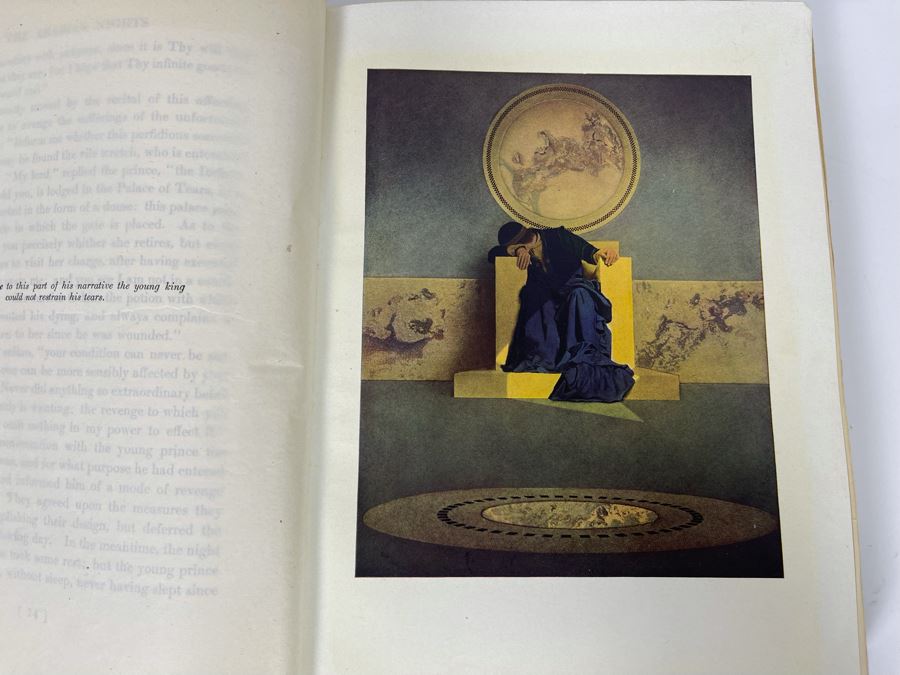 1909 Hardcover Book The Arabian Nights Illustrated By Mayfield Parrish [Photo 10]