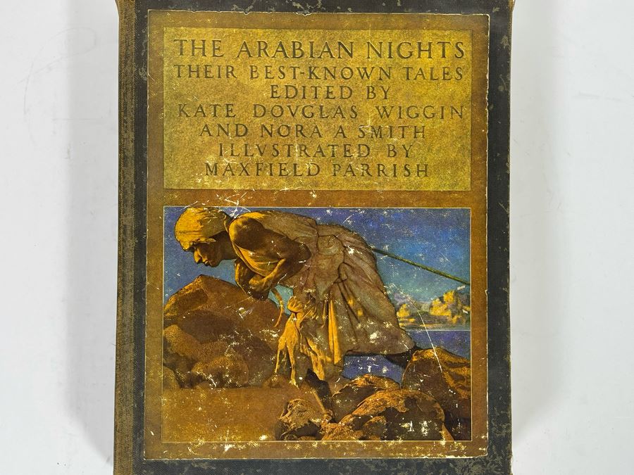 1909 Hardcover Book The Arabian Nights Illustrated By Mayfield Parrish [Photo 3]