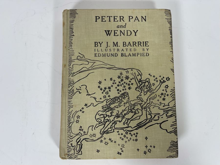 1940 Hardcover Book Peter Pan And Wendy By J. M. Barrie Illustrated By ...
