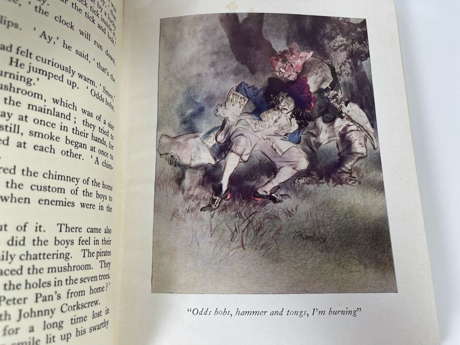 1940 Hardcover Book Peter Pan And Wendy By J. M. Barrie Illustrated By Edmund Blampied [Photo 6]