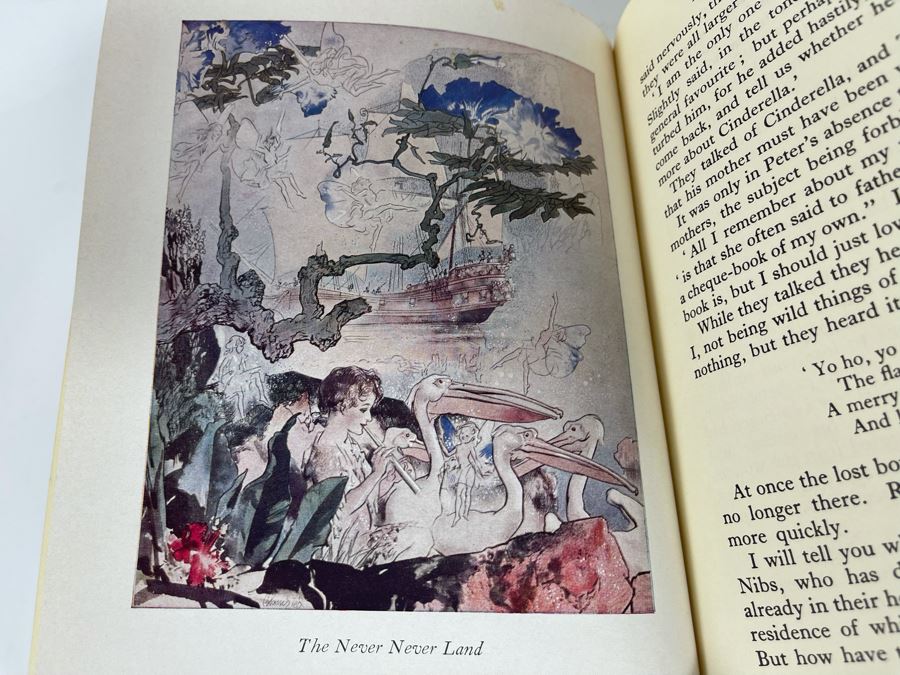 1940 Hardcover Book Peter Pan And Wendy By J. M. Barrie Illustrated By Edmund Blampied [Photo 7]