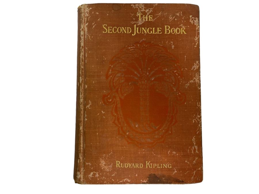 1895 Hardcover Book The Second Jungle Book By Rudyard Kipling