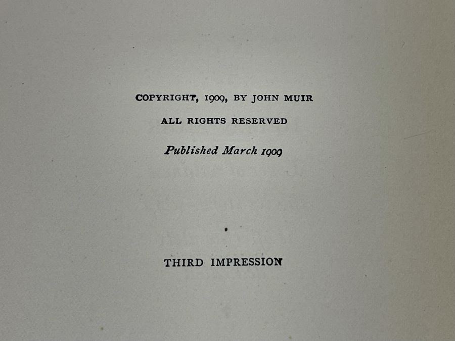 1909 Third Impression Hardcover Book Stickeen By John Muir [Photo 7]