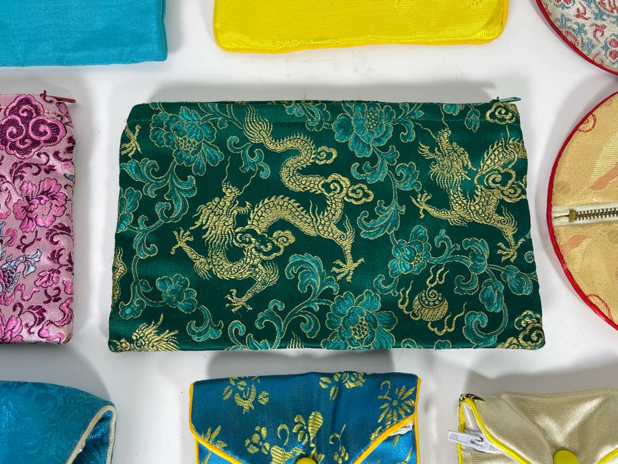 Collection Of Silk Chinese Jewelry Pouches [Photo 8]