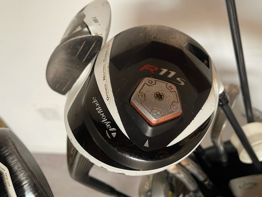 Golf Clubs With Bag: Taylor Made, Callaway, Titleist [Photo 6]