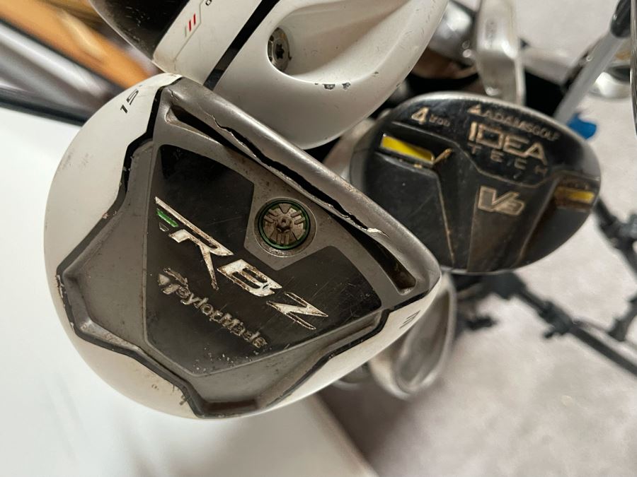 Golf Clubs With Bag: Taylor Made, Callaway, Titleist [Photo 9]
