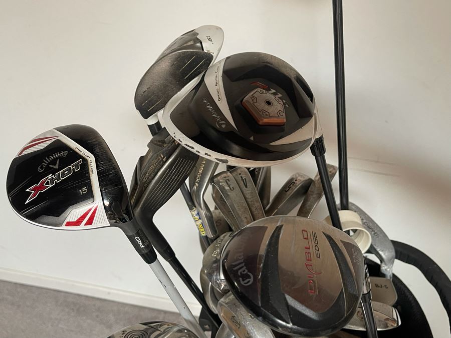 Golf Clubs With Bag: Taylor Made, Callaway, Titleist [Photo 4]