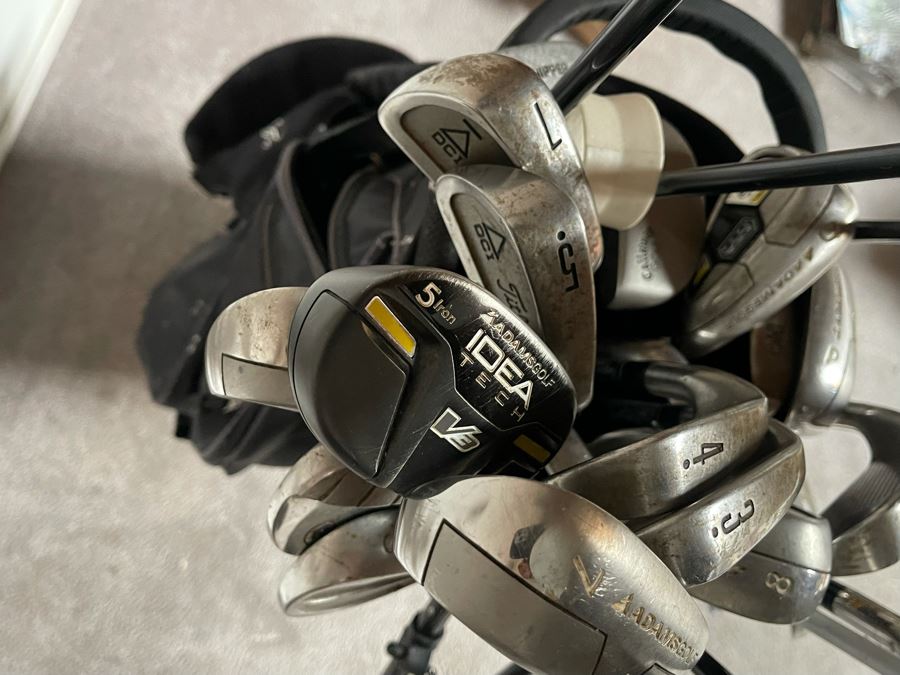 Golf Clubs With Bag: Taylor Made, Callaway, Titleist [Photo 11]