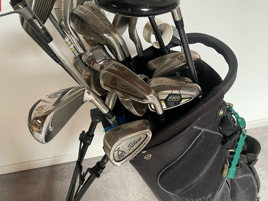 Golf Clubs With Bag: Taylor Made, Callaway, Titleist [Photo 12]