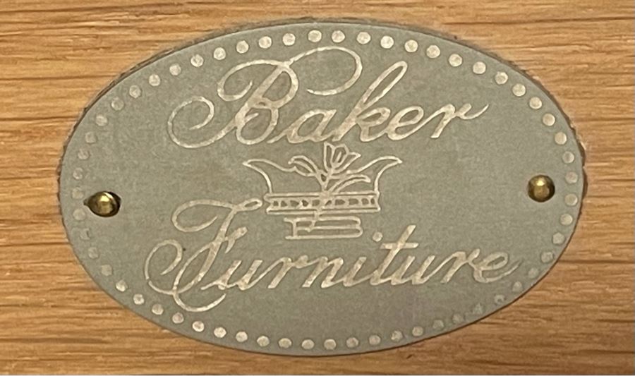 Baker Furniture Side Table With Drawer 41W X 18D X 30H [Photo 7]