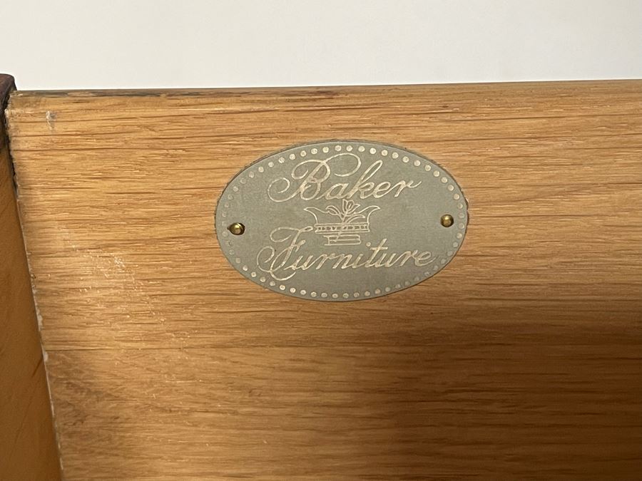 Baker Furniture Side Table With Drawer 41W X 18D X 30H [Photo 8]