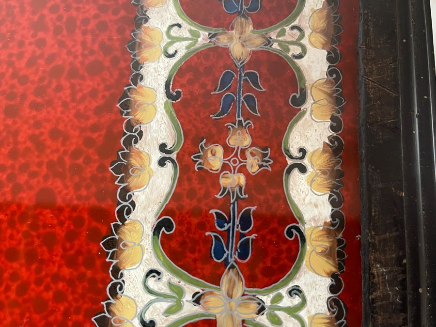 JUST ADDED - Handmade Cabinet With Decorative Top Made In Peru 32W X 36.5H [Photo 9]