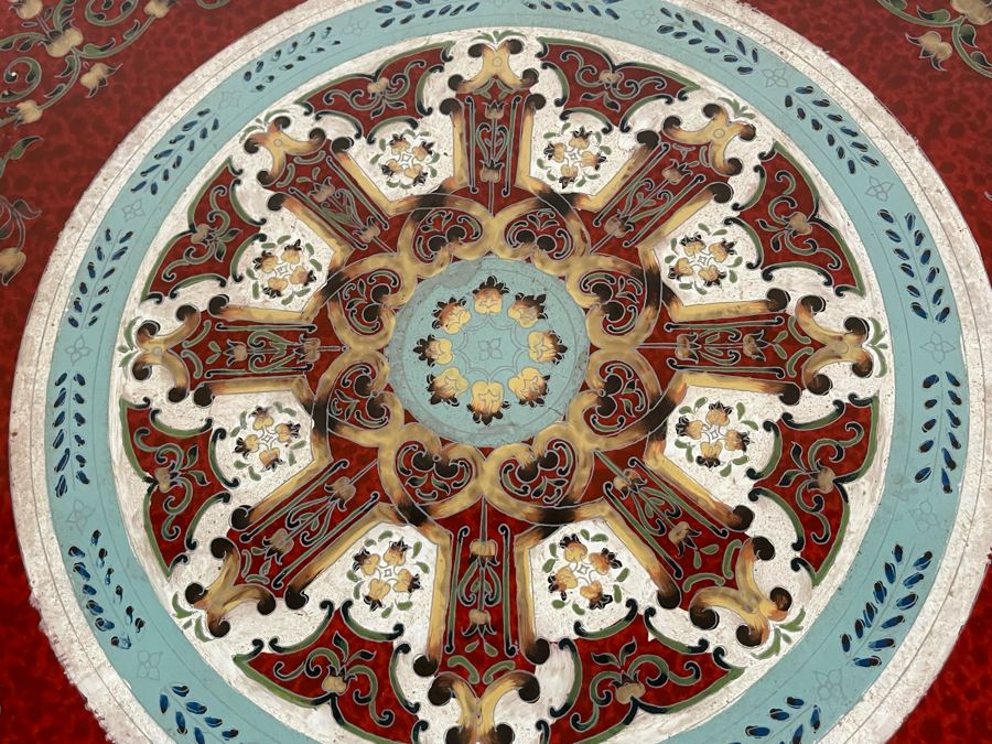 JUST ADDED - Handmade Cabinet With Decorative Top Made In Peru 32W X 36.5H [Photo 6]