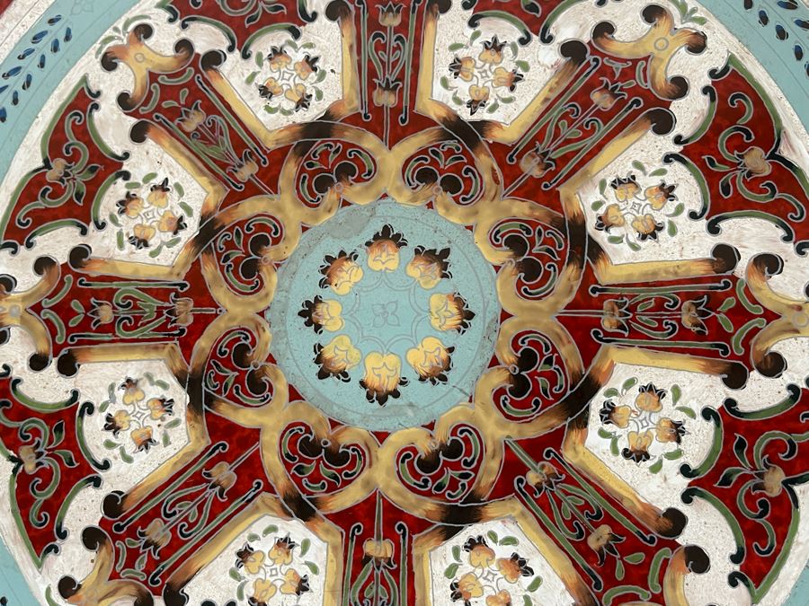 JUST ADDED - Handmade Cabinet With Decorative Top Made In Peru 32W X 36.5H [Photo 8]