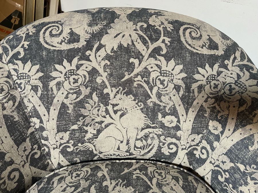 JUST ADDED - Pair Of Contemporary Designer Armchairs 33W X 36D X 30H [Photo 12]