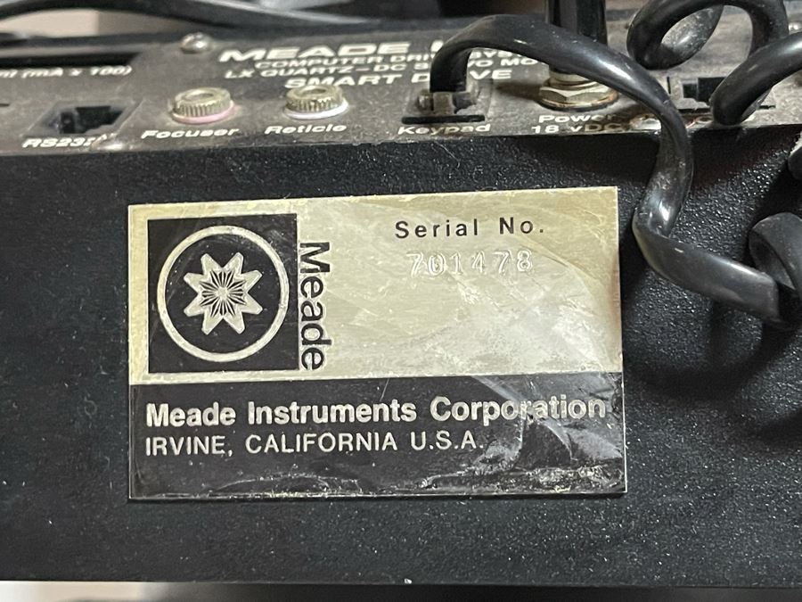 Meade LX200 EMC Telescope With Smart Drive, Remote Control & Tripod (See Photos For Dent In Side Of Metal) [Photo 21]