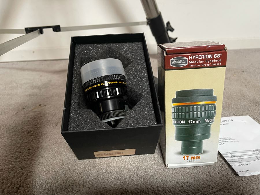 Meade LX200 EMC Telescope With Smart Drive, Remote Control & Tripod (See Photos For Dent In Side Of Metal) [Photo 16]