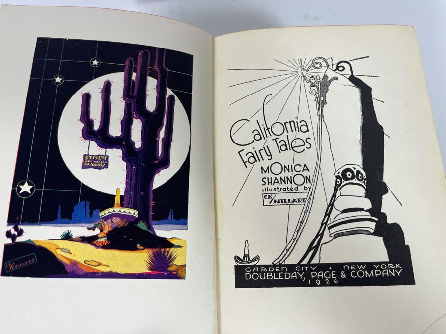 Collection Of Five California State Textbooks From 1940s-50s And First Edition 1926 California Fairy Tales Hardcover Book [Photo 13]