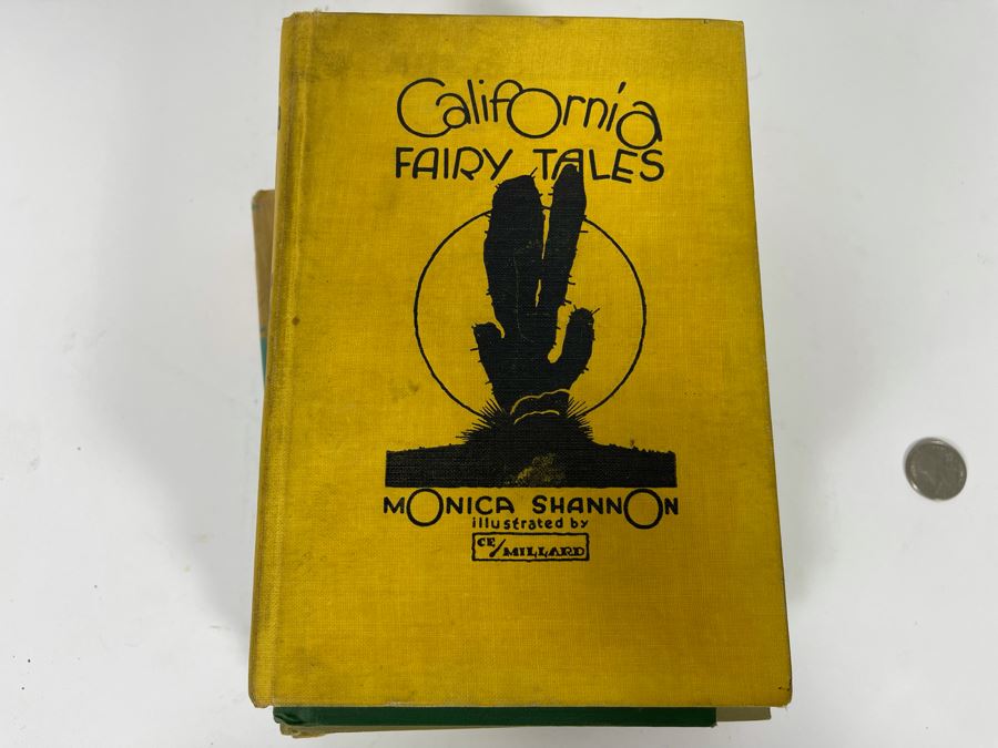 Collection Of Five California State Textbooks From 1940s-50s And First Edition 1926 California Fairy Tales Hardcover Book [Photo 12]