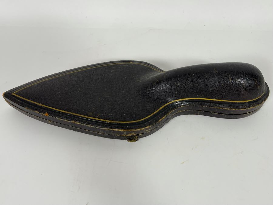 Important Historical Piece: Charles Haddon Spurgeon (English Preacher Known As “Prince Of Preachers”) Antique 1880 English Sterling Silver Victorian Presentation Trowel For Construction Of The Stockwell Orphanage In London [Photo 14]